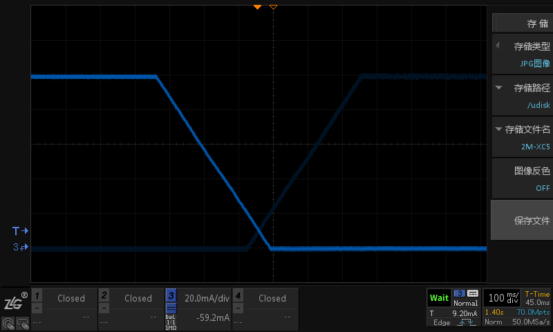 1.160 通道激光器老化电源 断电波形