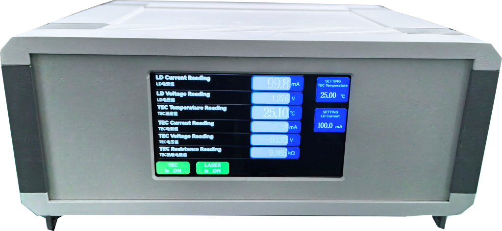 3.单通道激光器控温加电电源 外观2正面